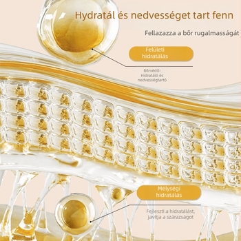 Dr. Bounce Citromos C-vitaminos éjszakai esszencia maszk — krém-gél maszk, hidratál és megnyugtatja a bőrt, normál bőrtípushoz, 3 éves szavatosság
