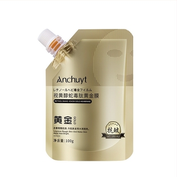 Retinollal, kígyóméreg-peptiddel és aranyfilmmel készült krém-gél peeling maszk – lifting, feszesítés, anti-aging, hidratáló (100 ml)