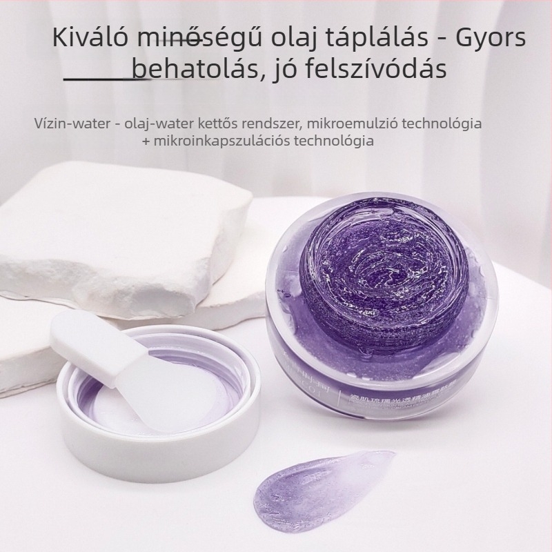 Arcmaszk krém-gél, 50 ml, univerzális bőrtípushoz, 3 év szavatosság; összehúzza a pórusokat, ragyogtatja a bőrt, hidratál.