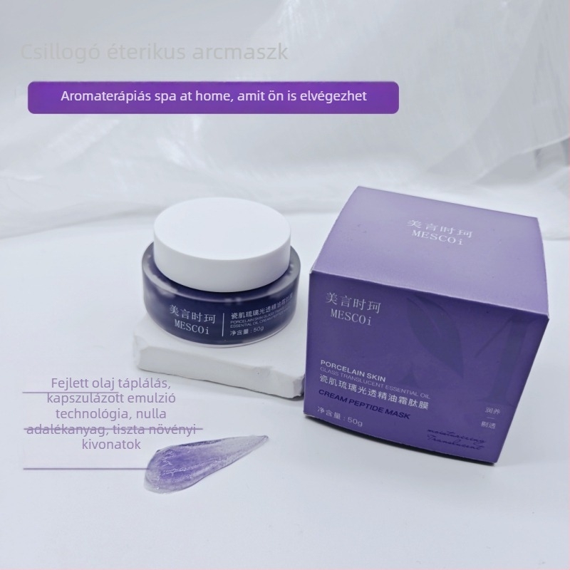 Arcmaszk krém-gél, 50 ml, univerzális bőrtípushoz, 3 év szavatosság; összehúzza a pórusokat, ragyogtatja a bőrt, hidratál.