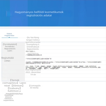 Homoktövisz iszapos arcmaszk 15 ml – hidratáló, nyugtató, világosabb bőrtónus