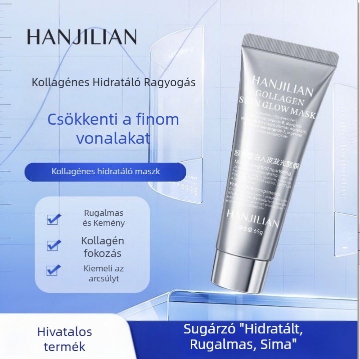 Kollagén Peel-Off maszk fényes bőrre, hidratáló és tápláló