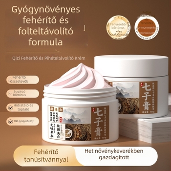 Arcmaszk agyagból – fehérítés, szeplők eltávolítása; 100 ml; 3 év szavatosság; speciálisan felhasználásra szánt kozmetikum; termék neve: Yi Lotus hétmagos fehérítés, megújítás és szeplő elleni krém