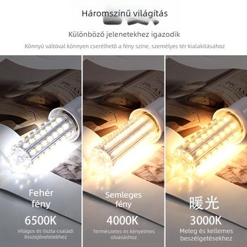 LED kukorica lámpa – szemvédő, villogásmentes, 20W • 112 LED • 2000 lm • 360° fénycsóva • E27 foglalat