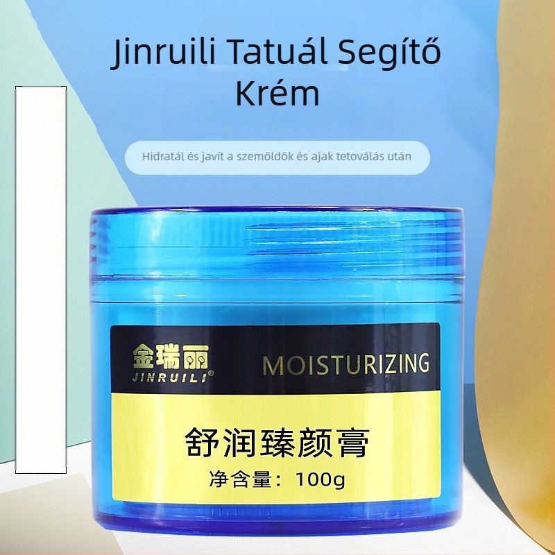 Félig tartós tetoválás-javító gél szemöldök-, szemhéj- és ajak tetoválásokhoz; tisztító krém