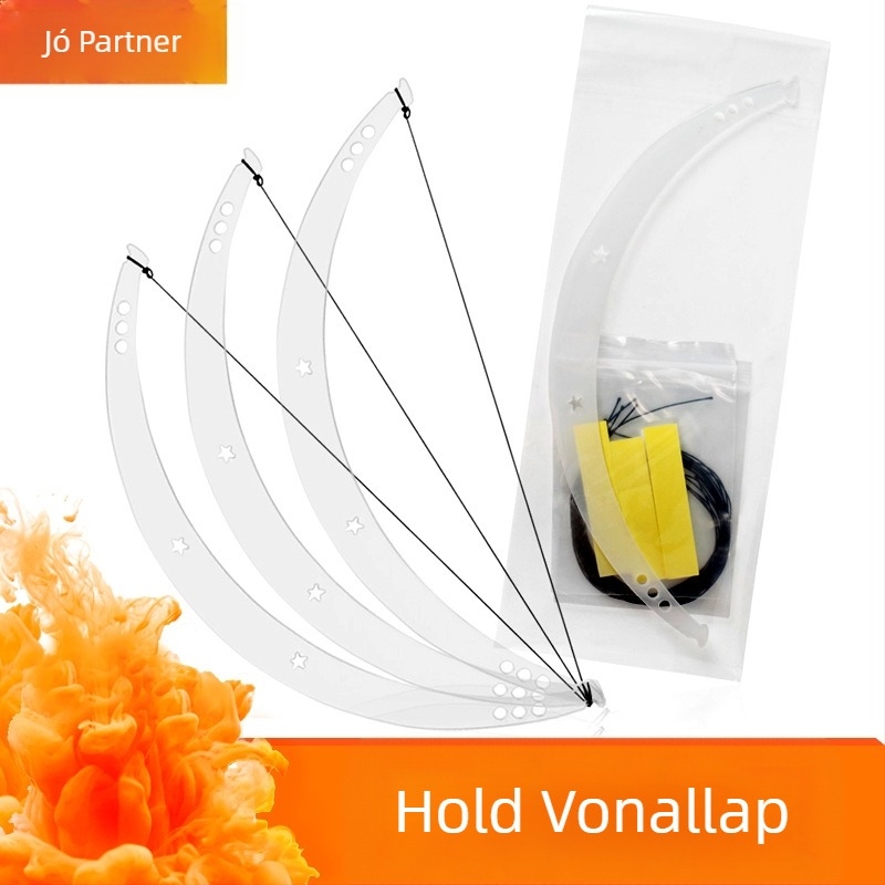 Holdpozíciós szemöldök vonalzó — vonalvezető eszköz a szemöldök tetoválásához, 1 db