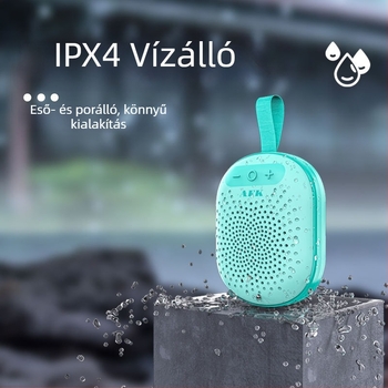 Bluetooth hangszóró TWS 3D hangzással, IPX4 vízálló, RGB világítás, USB tárhely 32GB, Bluetooth 5.0