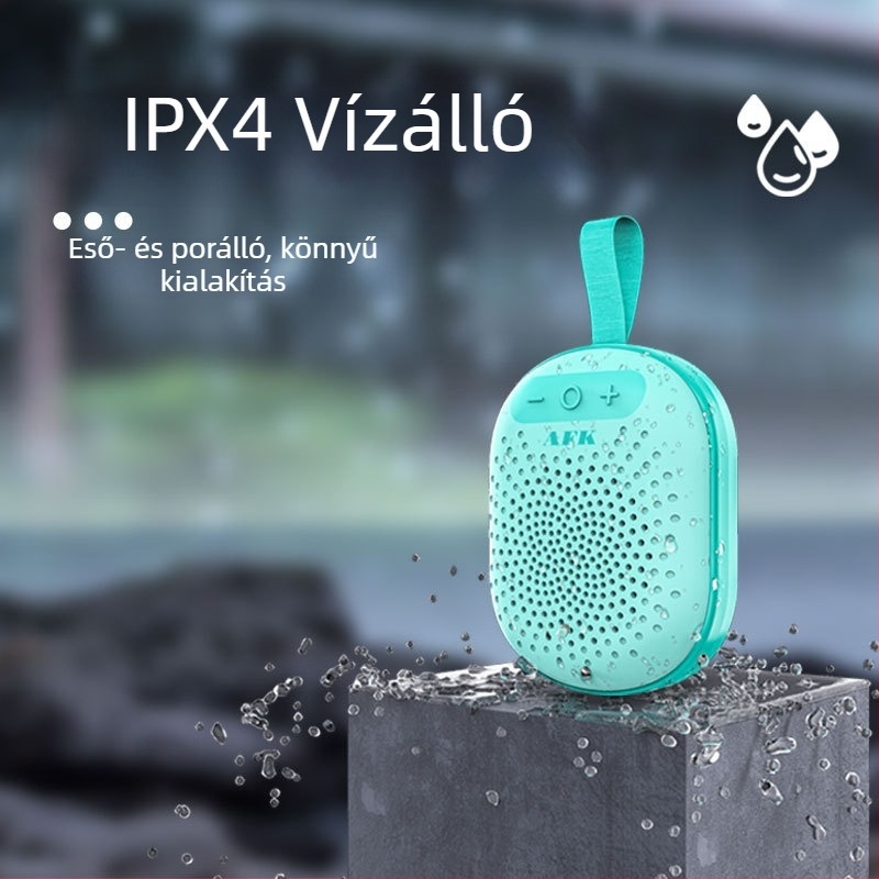 Bluetooth hangszóró TWS 3D hangzással, IPX4 vízálló, RGB világítás, USB tárhely 32GB, Bluetooth 5.0
