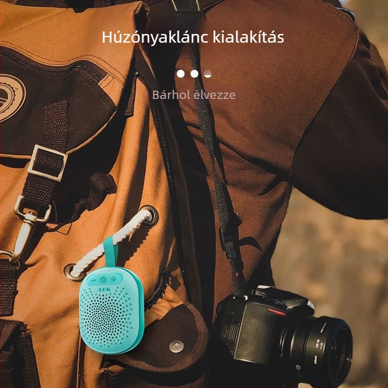 Bluetooth hangszóró TWS 3D hangzással, IPX4 vízálló, RGB világítás, USB tárhely 32GB, Bluetooth 5.0