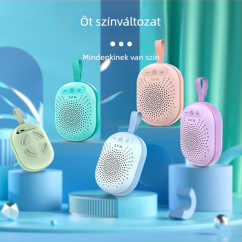 Bluetooth hangszóró TWS 3D hangzással, IPX4 vízálló, RGB világítás, USB tárhely 32GB, Bluetooth 5.0