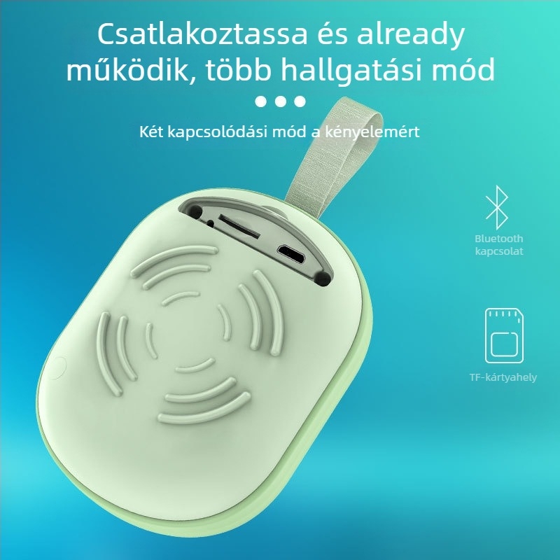 Bluetooth hangszóró TWS 3D hangzással, IPX4 vízálló, RGB világítás, USB tárhely 32GB, Bluetooth 5.0