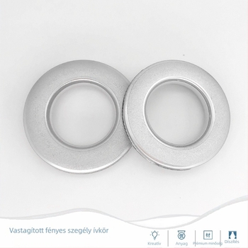 PP függönygyűrű – megerősített, perforált gyűrű, függönycsat, Anyag: PP, Stílus: Modern minimalizmus, Nem személyre szabható