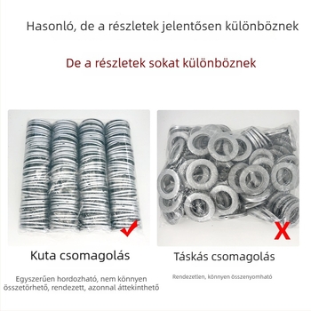 PP függönygyűrű – megerősített, perforált gyűrű, függönycsat, Anyag: PP, Stílus: Modern minimalizmus, Nem személyre szabható