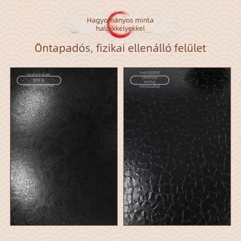 Rozsdamentes acél wok kettős aljzattal, tapadásmentes felülettel, univerzális tűzhelyhez