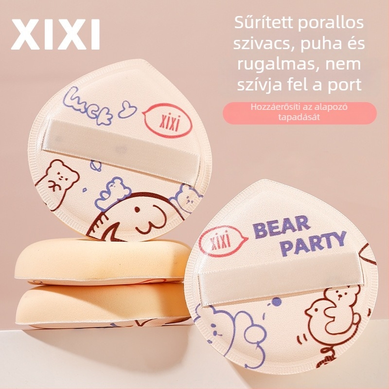 Porpúder puff – száraz és nedves használat, anyag: szivacs, márka: xixi, 1 db