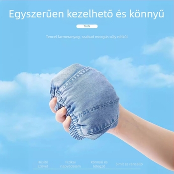Lyocell gyerek farmernadrágok, szabadidős/Jeans stílus, 100% Lyocell, középtalajos derék, 3–8 éveseknek