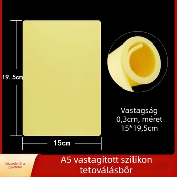 Gyakorló bőr tetováláshoz, puha szilikon felület, 3 mm vastagság, üres felület a szemöldök tetoválásához, kezdőknek