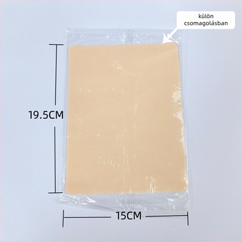 Gyakorló bőr tetováláshoz, puha szilikon felület, 3 mm vastagság, üres felület a szemöldök tetoválásához, kezdőknek