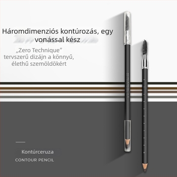 Kétfejű kézi kozmetikai tetováló toll szemöldök és szemhéj vonalhoz, Famisoo márka, félpermanens pozícionálás