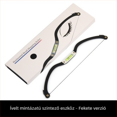 Szemöldök design eszköz vízszintes szint és szimmetria vonalzóval félpermanens szemöldök tetováláshoz – Márka: hazai márka; Mindenki számára alkalmas; Nincs magánmárka.