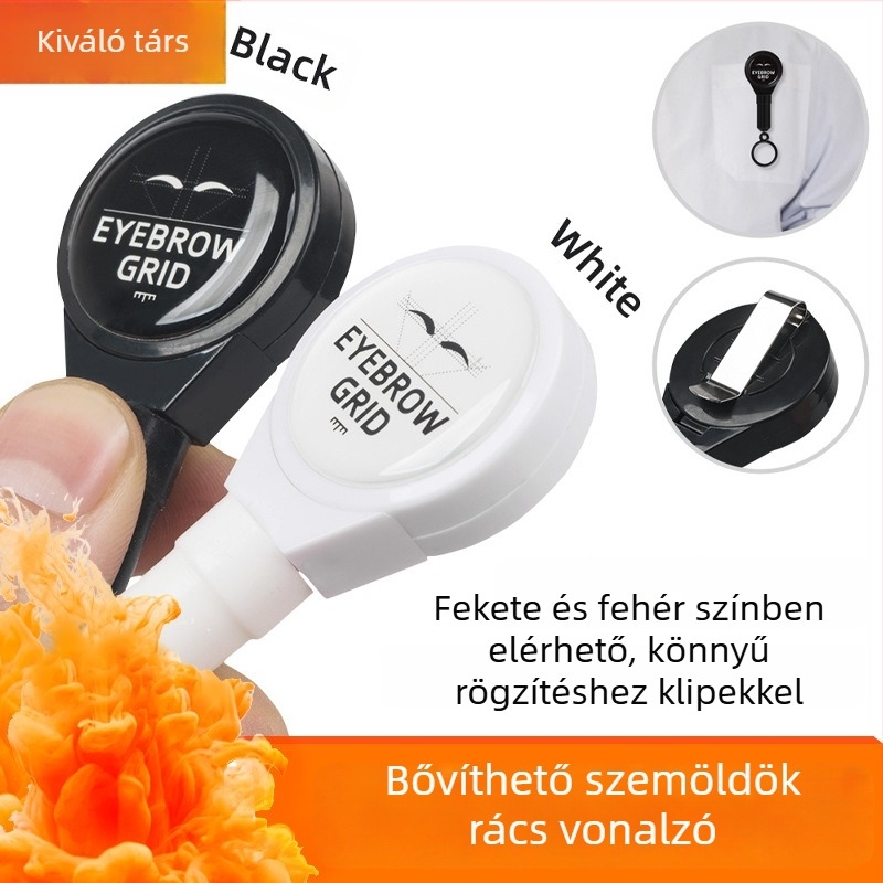 Szemöldök tetoválás térképező vonalzó – Nyújtható vonalas eszköz kezdőknek (18.5 g; Guangzhou; Nem importált; Általános használat)