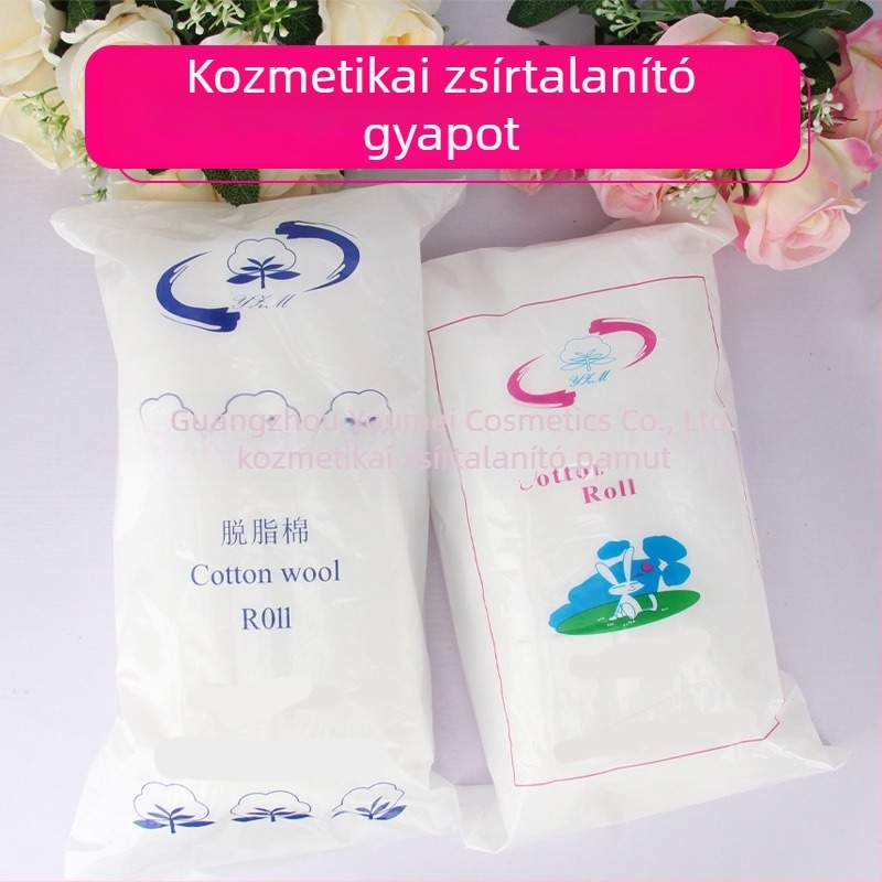 Pamutlapok félpermanent tetováláshoz szépség- és manikűrszalonok számára, nettó 300 g, 50 darabos csomag