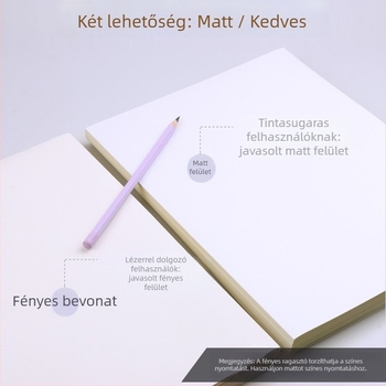 A4-es öntapadós címke lap raktározáshoz, téglalap alakú, bevont alap, sárga hátoldal, -30°C-tól +150°C-ig hőállóság