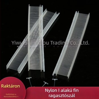 Nylon I-formájú ragasztó tű ruházati címkékhez és márkás zsinórokhoz | Sheng Nan márka | Alkalmazás: Ruházat