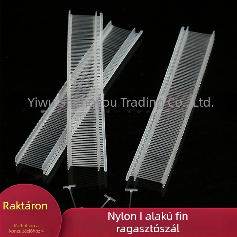 Nylon I-formájú ragasztó tű ruházati címkékhez és márkás zsinórokhoz | Sheng Nan márka | Alkalmazás: Ruházat