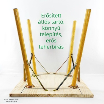 Étkezőasztal láb ferde támasz csatlakozó, vas, modern minimalist stílus, háromszöges tartó
