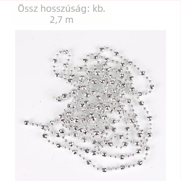 Műanyag karácsonyi függő dísz, modern minimalista stílus