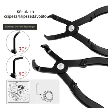 QST EXPRESS Autó belső panel bontó fogó — csúszásmentes PVC markolat, szénacél