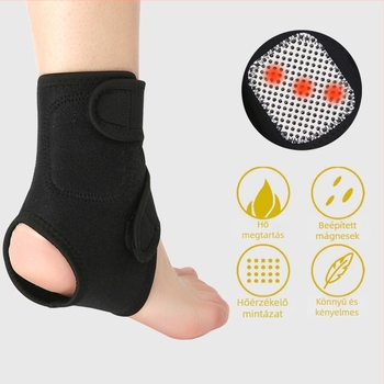 Melegített bokavédő kosárlabdához – könnyű, ficam elleni védelem, melegítő hatású, OK anyag (Márka: Volo)