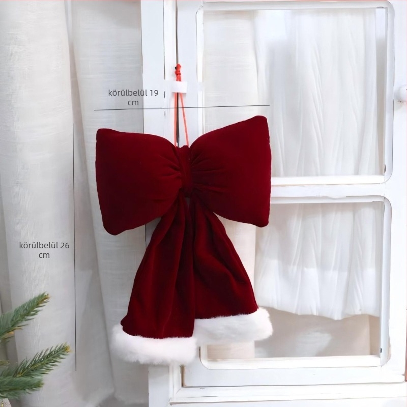 Háromdimenziós karácsonyfadísz masni - Textil, Xinyou márka, kínai stílus, Karácsony