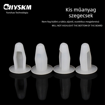 Nylon szegecs PCB és géplemezek fixálására – LRD-04, anyag: Nylon, típus: szegecs