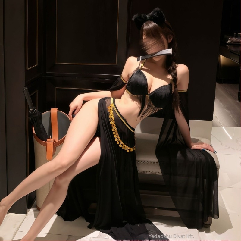 Han-dinasztia által inspirált hálócos cosplay fehérnemű ruha, hárompontos stílus, poliészter 90–95%, nőknek, Daiya mei