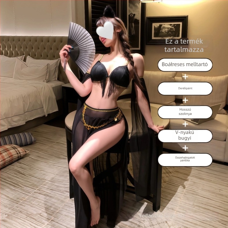 Han-dinasztia által inspirált hálócos cosplay fehérnemű ruha, hárompontos stílus, poliészter 90–95%, nőknek, Daiya mei