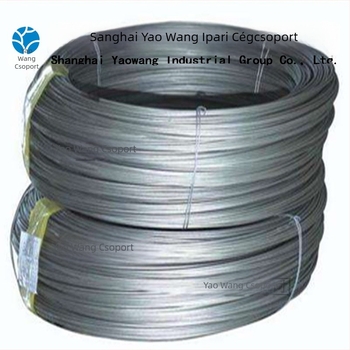 Rozsdamentes acél 1.4571, körkörös huzal tekercs, 2B felület, testreszabható, feldolgozható