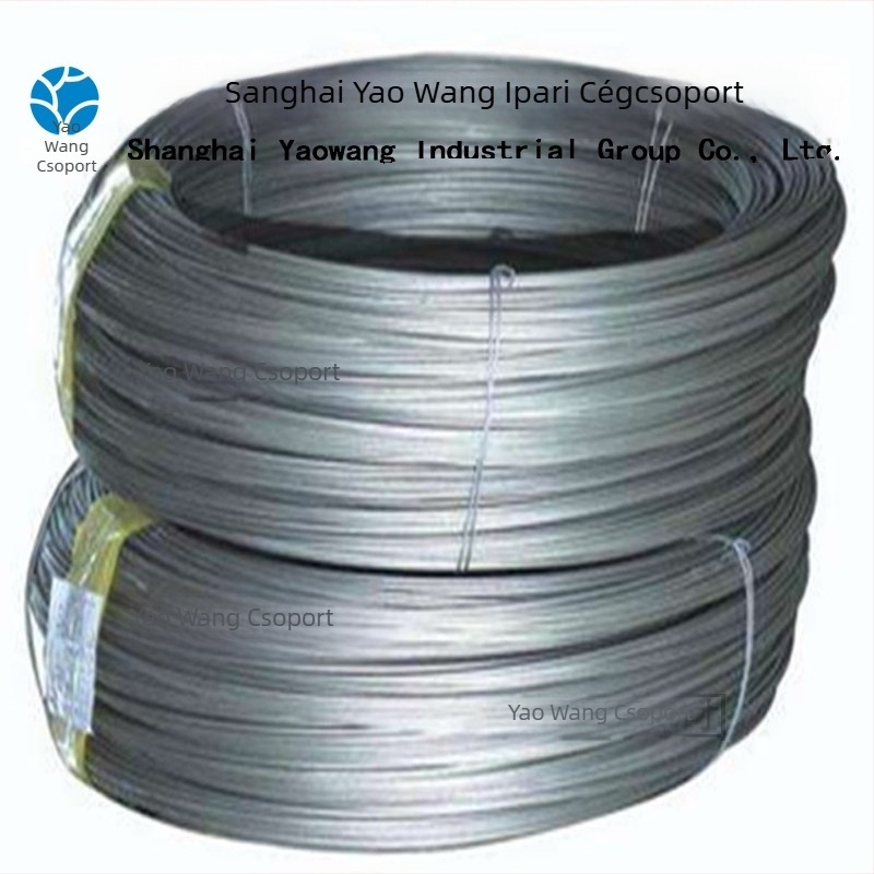 Rozsdamentes acél 1.4571, körkörös huzal tekercs, 2B felület, testreszabható, feldolgozható