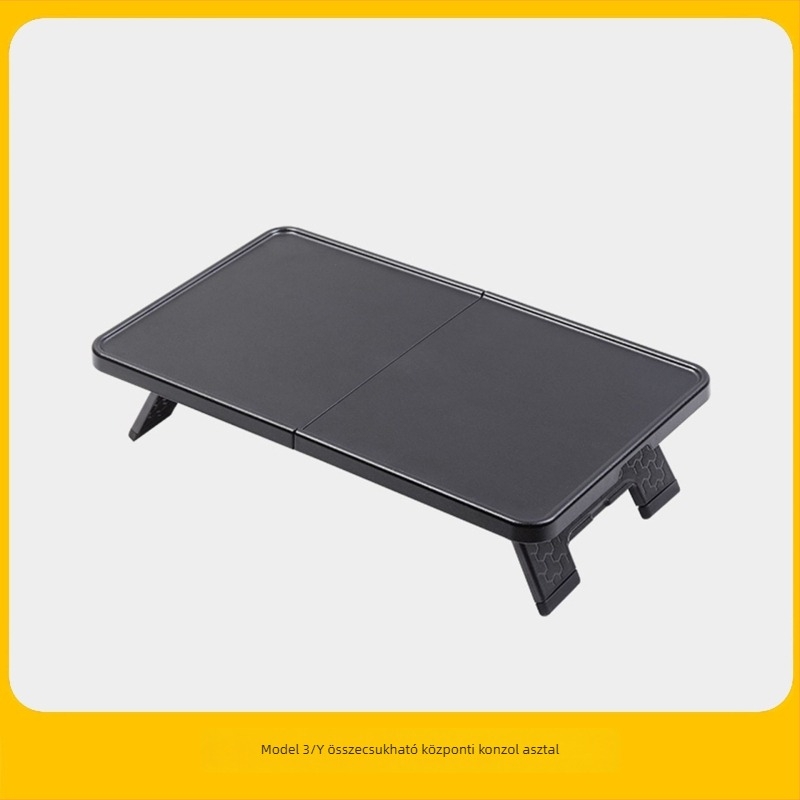 Tesla Model 3/Y összecsukható középkonzol tálca – Multifunkcionális, műanyag, szerelés: Egyéb