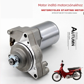 Mojielong DY100 Motorkerékpár indítómotor - DY100 modell, motorkerékpárokhoz