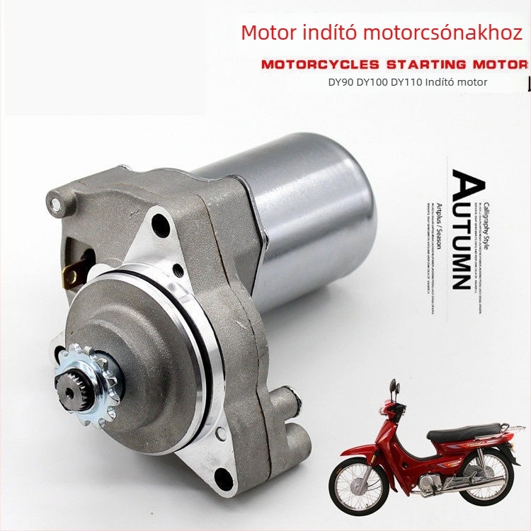 Mojielong DY100 Motorkerékpár indítómotor - DY100 modell, motorkerékpárokhoz