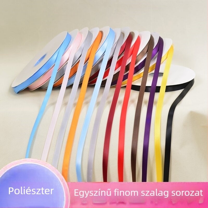 Poliészter dekoratív szalag virágok és torták csomagolására — balett stílus, DIY dekoráció