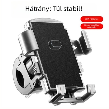 Telefon-tartó elektromos járművekhez, motorkerékpárhoz és hegyi kerékpárhoz navigációval (anyag: puha ragasztó; márka: márka nélküli)