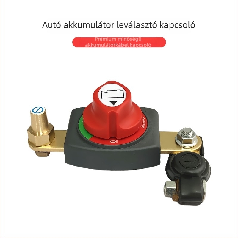 A71009 Negatív pólusú akkumulátor-kikapcsoló autó- és tengeri rendszerekhez, nagy áram