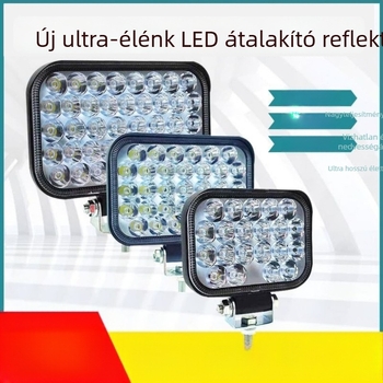 Teherautó LED spotlámpa – működik 12–80V, 20–120W, IP68 alumínium ház, nagy fényerő, élettartam >50 000 óra