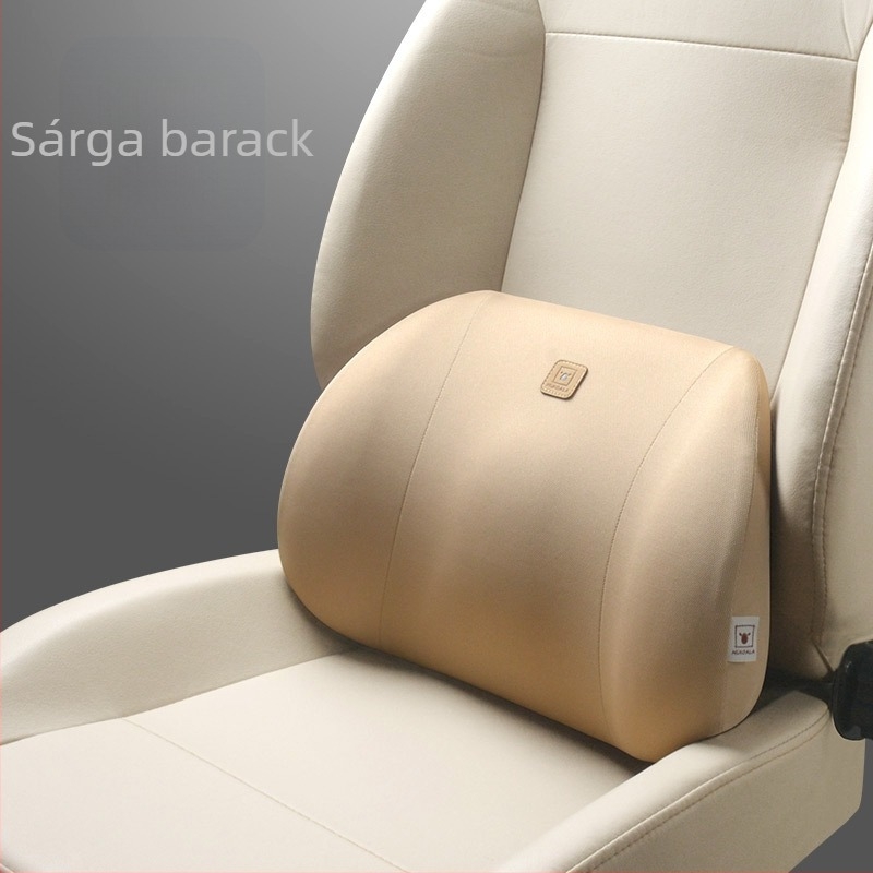 Autó lombámasztó párna memóriahabbal, légáteresztő hátsó rész, univerzális illeszkedés