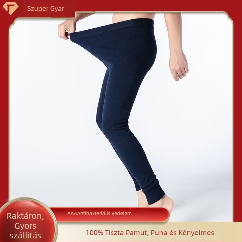 Ifjúsági termikus nadrág, 100% pamut, vast anyag 201-250 g/m2, meleg