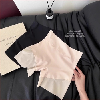 Női biztonsági nadrág, magas derékkal, hasi- és csípőemelés, nylon kötött anyag