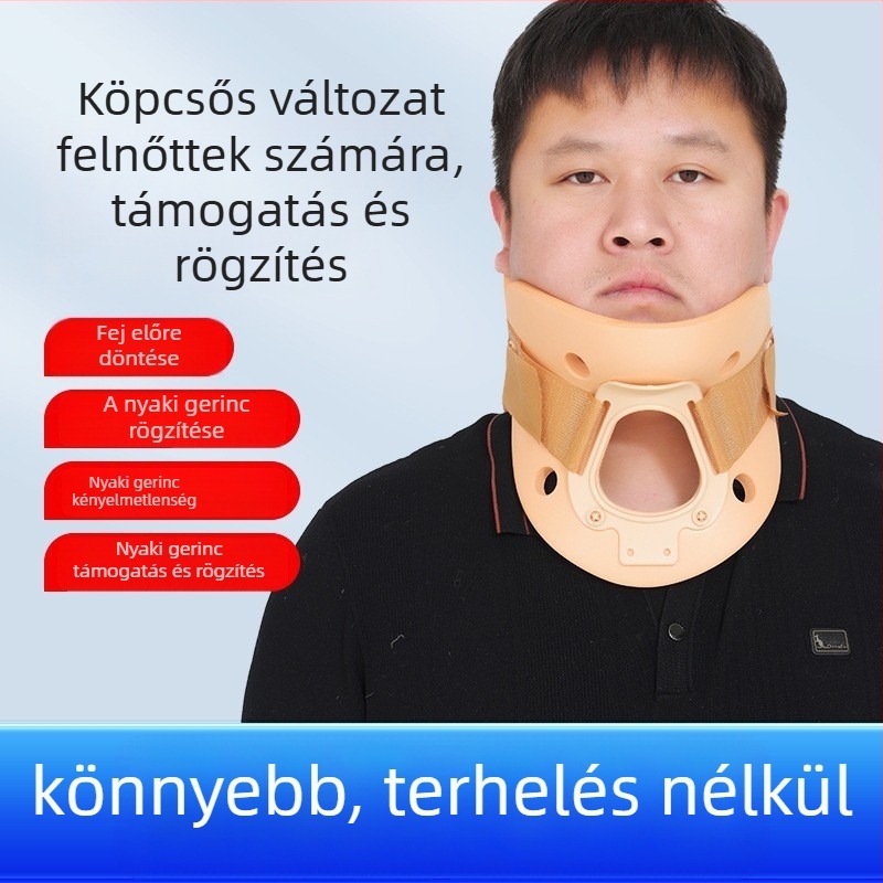 Polimer védőeszköz nyakmerevítő kerámiás fűtéssel, nyaki trakciós készülék